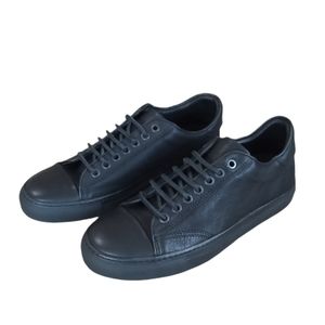 Wings + Horns All Black Low-Top Leather Sneaker Leather Laces EU 39 / 8.5